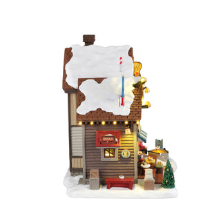 Lemax Harvest Crossing Village: The Cocoa Shanty sparkle-castle
