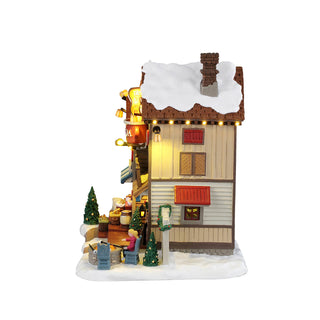 Lemax Harvest Crossing Village: The Cocoa Shanty sparkle-castle