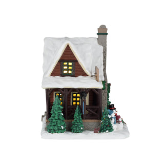 Lemax Vail Village: Cozy Forest Cabin sparkle-castle