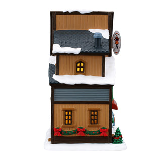 Lemax Vail Village: Wally's Winter Skate Shop sparkle-castle