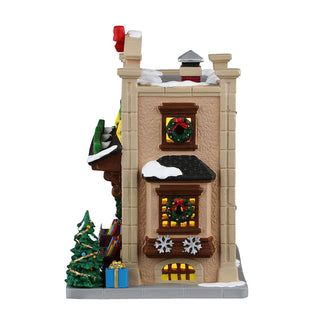 Lemax Harvest Crossing Village: Rockin' Hoppin' Records sparkle-castle