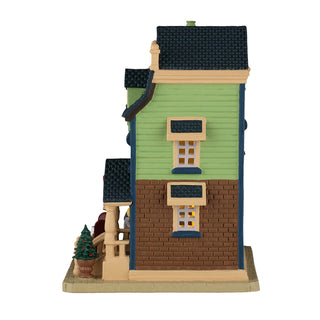 Lemax Caddington Village: Fergie's Figgy Pudding Shoppe sparkle-castle