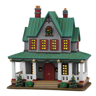 Lemax Caddington Village: Copperhill Manor sparkle-castle