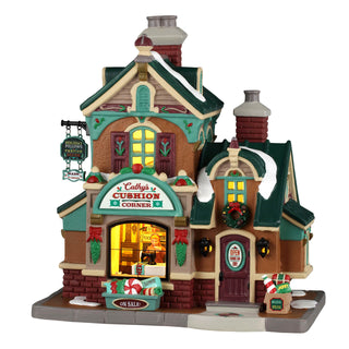 Lemax Caddington Village: Cathy's Cushion Corner sparkle-castle