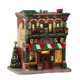 Lemax Caddington Village: Mario's Pizzeria & Bistro sparkle-castle