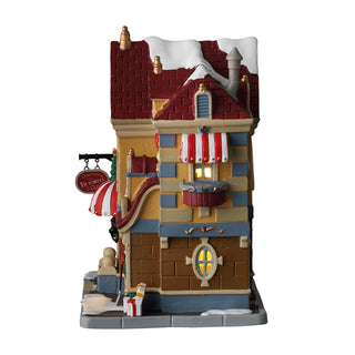 Lemax Caddington Village: Father Christmas Gift Shop sparkle-castle