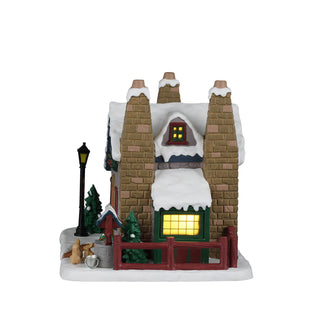 Lemax Caddington Village: Piney Grove Cottage sparkle-castle