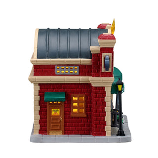 Lemax Caddington Village: Tinsel's Taxi Company sparkle-castle