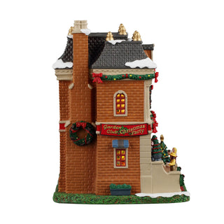 Lemax Caddington Village: Garden Club Christmas Party sparkle-castle