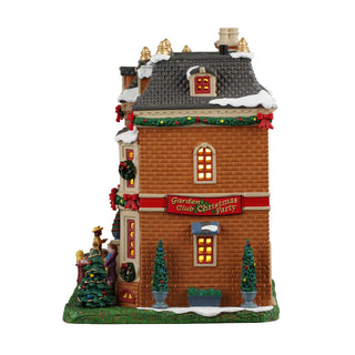 Lemax Caddington Village: Garden Club Christmas Party sparkle-castle