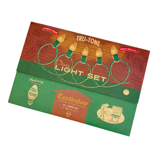 Classic Light Set, Candleglow, 25 Bulb String Lights, C7