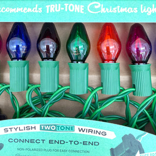Classic Light Set, Jeweltone 5-Color, 25 Bulb String Lights, C7