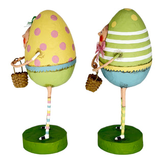 Lori Mitchell Easter Sunday Collection: Eggland's Best Duo Figurines, Set of 2 sparkle-castle