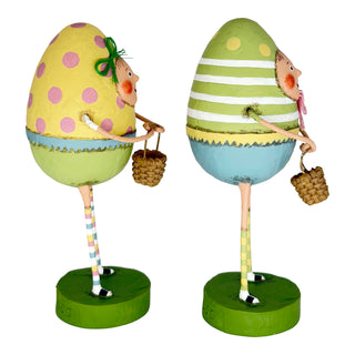 Lori Mitchell Easter Sunday Collection: Eggland's Best Duo Figurines, Set of 2 sparkle-castle