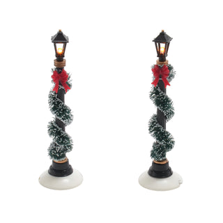 Department 56 Village Supply: Small Town Street Lamps, Set of 2 sparkle-castle