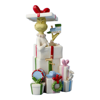 Lenox Grinch Gets The Gifts Figurine