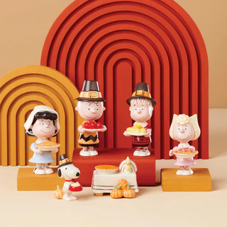 Lenox Peanuts Thanksgiving Dinner Figurines, Set of 6 sparkle-castle