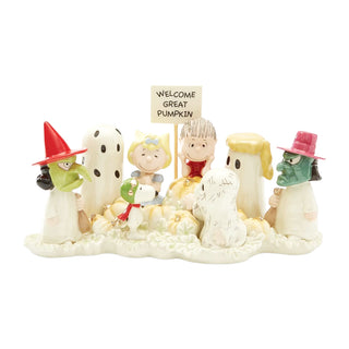Lenox Peanuts Welcome Great Pumpkin Figurine