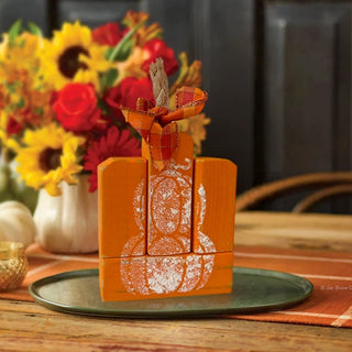 Rustic Rituals Harvest Collection: Orange Pumpkin Block Bundle