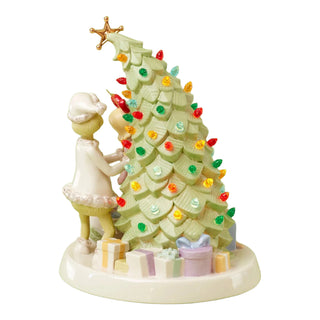 Lenox Merry Grinchmas Trimming The Tree Lit Figurine
