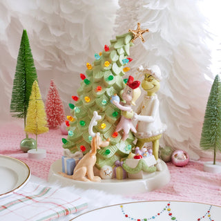 Lenox Merry Grinchmas Trimming The Tree Lit Figurine