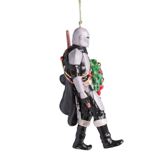 Lenox Star Wars: Mandalorian with Wreath Hanging Ornament sparkle-castle