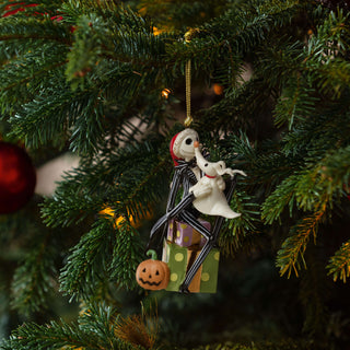 Lenox Disney: Nightmare Before Christmas Santa Jack Hanging Ornament sparkle-castle