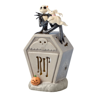 Lenox Disney: Nightmare Before Christmas Jack Skellington Lit Figurine sparkle-castle