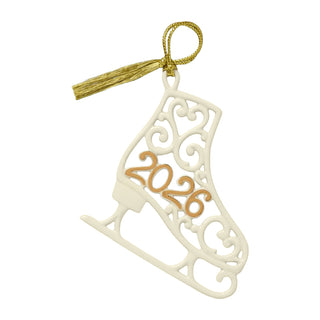 Lenox Dated 2026 A Year To Remember Skate Hanging Ornament sparkle-castle