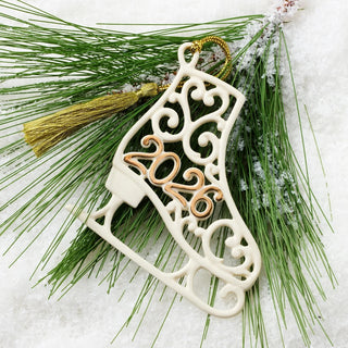 Lenox Dated 2026 A Year To Remember Skate Hanging Ornament sparkle-castle