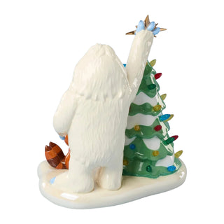 Lenox Rudolph and Bumble Decorating Tree Lit Figurine