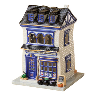 Lenox Vintage Halloween Apothecary Potion Shop Light Up Figurine