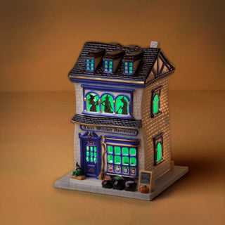 Lenox Vintage Halloween Apothecary Potion Shop Light Up Figurine sparkle-castle