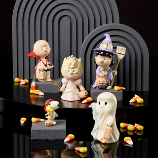 Lenox Peanuts Tricks and Treats Figurines, Set of 5