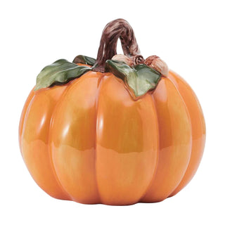 Fitz & Floyd Harvest Halloween Pumpkin Fig: Hand Painted / Earthenware / Harvest sparkle-castle