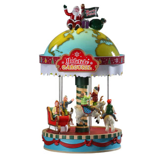 Lemax Carnival Village: Yuletide Carousel sparkle-castle