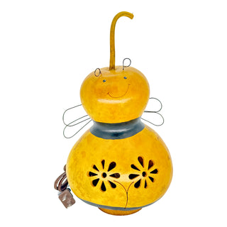 Meadowbrooke Gourds: Bumble Bee Medium Lit Figurine sparkle-castle