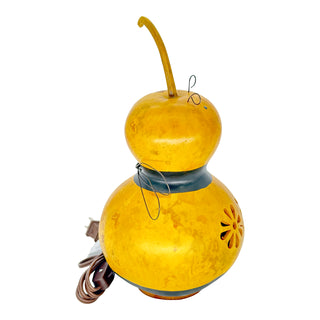 Meadowbrooke Gourds: Bumble Bee Medium Lit Figurine sparkle-castle