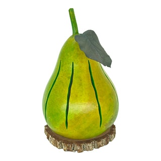 Meadowbrooke Gourds: Pear Luminary Figurine sparkle-castle