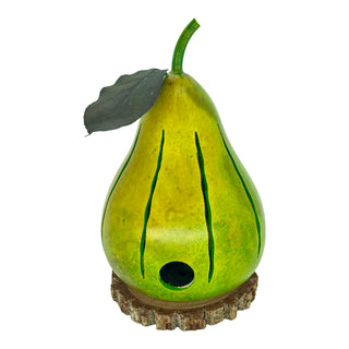 Meadowbrooke Gourds: Pear Luminary Figurine sparkle-castle