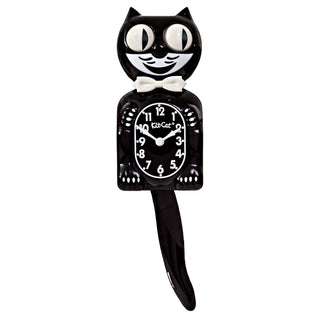 Kit-Cat Klock: Classic Black Kit Cat Clock sparkle-castle