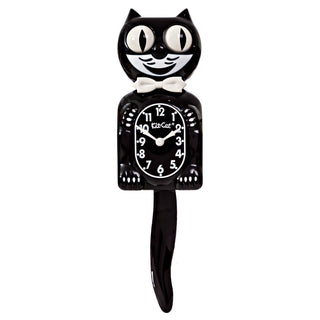Kit-Cat Klock: Classic Black Kit Cat Clock sparkle-castle