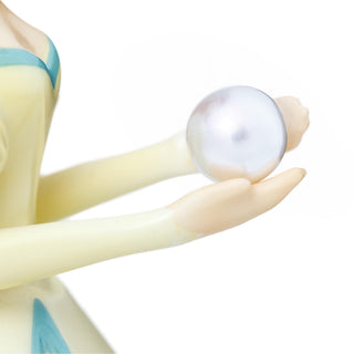 Disney English Ladies: Ariel Holding Pearl June Birthstone Figurine sparkle-castle