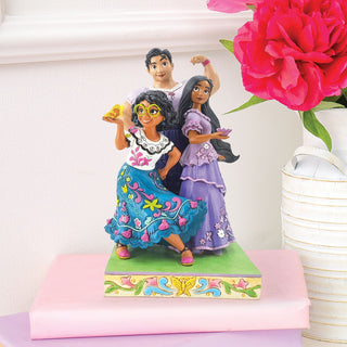 Jim Shore Disney Traditions: Encanto - Miabel, Luisa, Isabella Figurine sparkle-castle