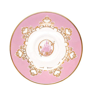 Disney English Ladies: Tiara Gold Aurora Decorative Cup & Saucer sparkle-castle