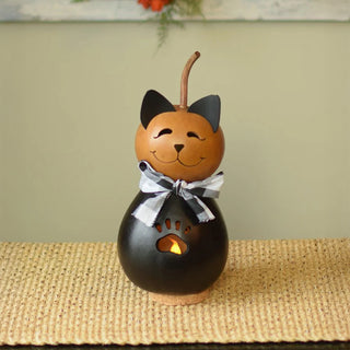 Meadowbrooke Gourds: Cole Cat Miniature Figurine sparkle-castle