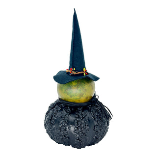 Meadowbrooke Gourds: Fiona Witch Medium Figurine sparkle-castle