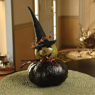 Meadowbrooke Gourds: Fiona Witch Medium Figurine sparkle-castle