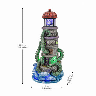FG Square Halloween Village: Lighthouse Attack