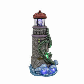 FG Square Halloween Village: Lighthouse Attack